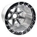 Race Star 72 ValStar 15x14 / 5x4.50BC / 4.5BS / 3.072in CB / Machined w/Black Accents Wheel