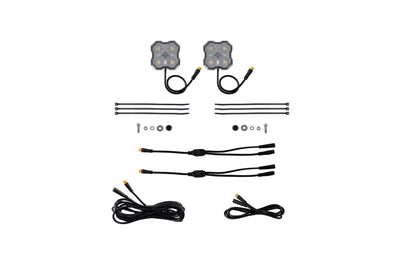 Diode Dyamics Rock Light  -Amber/White - M8 Add-On 2-Pack
