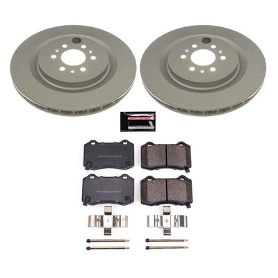 Power Stop 04-07 Cadillac CTS Front & Rear Z17 Evolution Geomet Coated Brake Kit