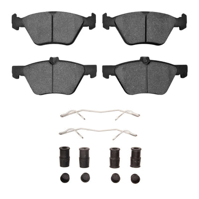 DFC 04-09 Mercedes-Benz E320 Front 5000 Advanced Low Metallic Brake Pads and Hardware Kit