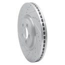 R1 06-15 Jaguar XK Front & Rear Drilled & Slotted Silver Brake Rotor Set