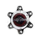 Race Star 93 Truck Star Chrome Plastic Cap w/ Medallion & Screws