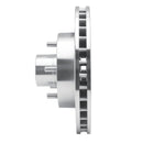R1 93-95 Chevrolet G10 Front Left Drilled & Slotted Silver Brake Rotor