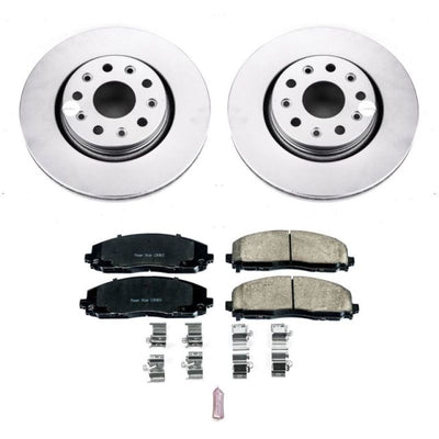 Power Stop 2021 Jeep Wrangler Front & Rear Z17 Coated Brake Kit
