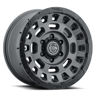 ICON Hammer Pro - 17x8.5 / 5x5 / -6MM / 4.5in BS - Charcoal