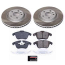 Power Stop 11-14 Volvo S60 Front and Rear Semi-Coated Rotor Kit
