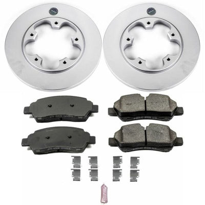 Power Stop 15-19 Ford Transit-150 Front & Rear Z17 Evolution Geomet Coated Brake Kit