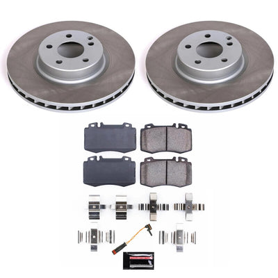 Power Stop 07-09 Mercedes-Benz E550 Front and Rear Semi-Coated Rotor Kit