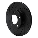 R1 91-06 BMW 325I (USA/Canada) Front Left Drilled & Slotted Black Brake Rotor