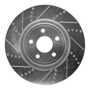 R1 12-24 Dodge Durango Front Drilled & Slotted Silver Brake Rotor Set