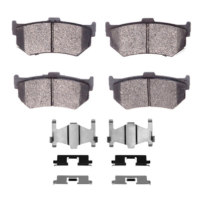 DFC 84-94 Honda Prelude Rear 5000 Advanced Semi Metallic Brake Pads and Hardware Kit