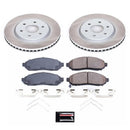 Power Stop 16-22 Nissan Frontier Front and Rear Semi-Coated Rotor Kit