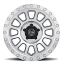 ICON Hulse 17 X 8.5 5 X 5 6mm Offset 4.5in BS Silver Machined