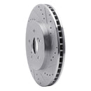 R1 04-09 Lexus RX330 Front & Rear Drilled & Slotted Silver Brake Rotor Set