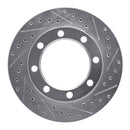 R1 1971-91 Jeep J20 Front Drill & Slot Silver Rotors