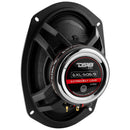 DS18 6x9in 160 Watts RMS 3 ohm 2-Way Coaxial Speakers And Component System w/ Fiberglass Cone
