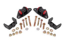 BMR Suspension 14-19 Chevrolet Corvette Motor Mount Kit - Black Hammertone