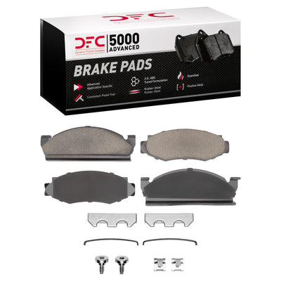 DFC 78-81 Jeep Scrambler Front Rotors with 5000 Advanced Brake Pads w/Hardware