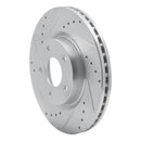 R1 19-24 Nissan Altima Front & Rear Drilled & Slotted Silver Brake Rotor Set