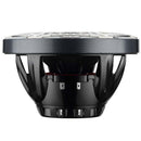 DS18 Hybrid Marine Speaker w/ Driver And RGB LEDs 8in 2-Way 350 Watts RMS 4 ohm Crbn Fiber w/ Cover