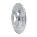 R1 16-25 Mazda CX-5 Front & Rear Drilled & Slotted Silver Brake Rotor Set