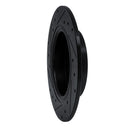 R1 16-16 Honda CR-Z Rear Right Drilled & Slotted Black Brake Rotor