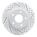 R1 14-21 Mazda 6 Rear Right Drilled & Slotted Geo-Carbon Rotor