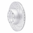 R1 72-74 Mercedes-Benz 350SL Front Right Drilled & Slotted Silver Brake Rotor