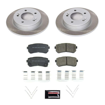 Power Stop 18-22 Hyundai Kona Front and Rear Semi-Coated Rotor Kit