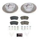 Power Stop 18-22 Hyundai Kona Front and Rear Semi-Coated Rotor Kit