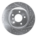 R1 07-15 BMW 335i xDrive Front & Rear Drilled & Slotted Silver Brake Rotor Set
