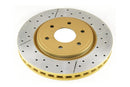 DBA 04-12 Nissan Pathfinder 4.0L Front Drilled & Slotted Street Series Rotor