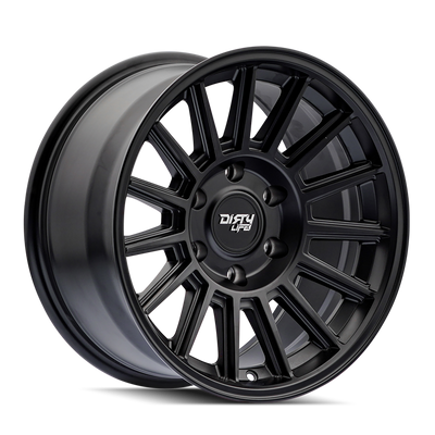 Dirty Life Journey 9316 17x8.5 / 6x139.7 BP / 0mm Offset / 106mm Hub Matte Black Wheel