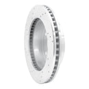 R1 00-01 Dodge Ram 1500 Pickup Front Right Drilled & Slotted Silver Brake Rotor