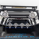 DS18 Marine And Psports Towers With Built In 8in 1in Driver 180 Watts RMS RGB LEDs Blk Crbn Fiber