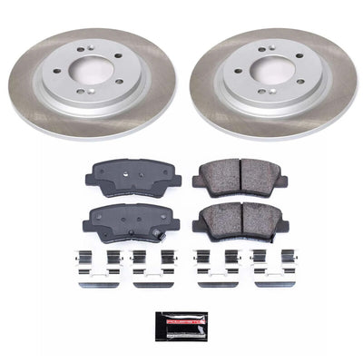 Power Stop 2020 Kia Optima Front and Rear Semi-Coated Rotor Kit