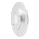 R1 18-25 Hyundai Kona Front & Rear Drilled & Slotted Silver Brake Rotor Set