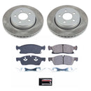 Power Stop 11-20 Dodge Durango Front and Rear Semi-Coated Rotor Kit