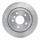 R1 95-02 BMW M3 Front & Rear Drilled & Slotted Silver Brake Rotor Set