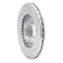 R1 89-96 Nissan 240SX Front & Rear Drilled & Slotted Silver Brake Rotor Set
