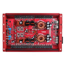 DS18 4-Channel Amp 2x 1000/4ohm Bridge 4 x 550/2ohm 4 x 300/4ohm Watts RMS Red