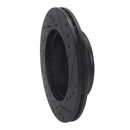 R1 09-15 Toyota Hilux (Mexico) Front Left Drilled & Slotted Black Brake Rotor