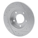 R1 93-03 Ford Probe Front & Rear Drilled & Slotted Silver Brake Rotor Set
