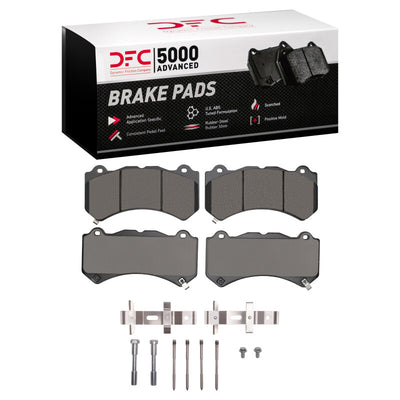 DFC 09-22 Cadillac CTS Front 5000 Advanced Low Metallic Brake Pads and Hardware Kit