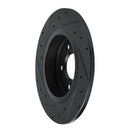 R1 19-26 Mercedes-Benz A200 (Mexico) Rear Right Drilled & Slotted Black Brake Rotor