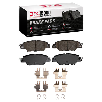 DFC 16-25 Mazda CX-5 Rear 5000 Advanced Ceramic Brake Pads and Hardware Kit