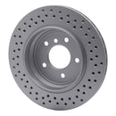DFC 01-06 BMW 330Ci Rear Drilled GeoSPEC Coated Rotor