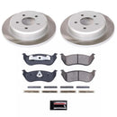 Power Stop 98-02 Ford Crown Victoria Front and Rear Semi-Coated Rotor Kit