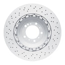 DFC 16-23 Porsche Cayman Right Front Drilled Hi-Carbon Alloy Geomet Coated Rotor