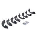 Go Rhino 07-21 Toyota Tundra DC 4DR RB10 Slim Running Boards Kit (Incl. Brackets) - Bedliner Coating